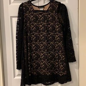 Boutique black lace dress, new with tags
